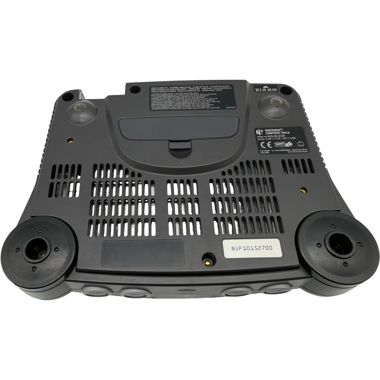 Nintendo 64 Schwarz (Charcoal Gray) Konsole