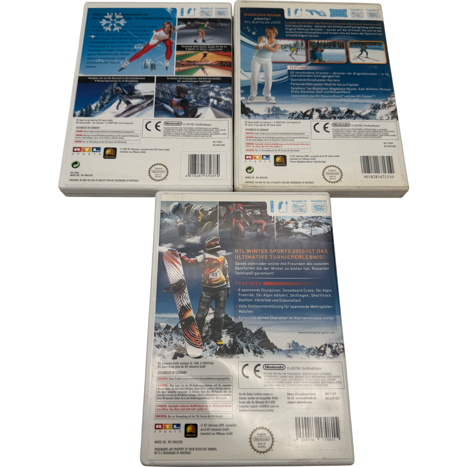 RTL Winter Sports 2008 2009 2010 Biathlon Tournament Bundle