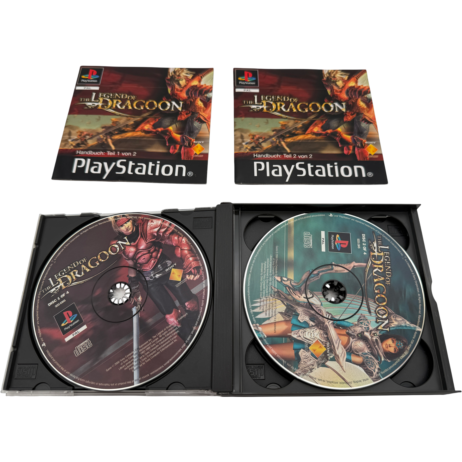 The Legend of Dragoon CIB 4 Discs CD