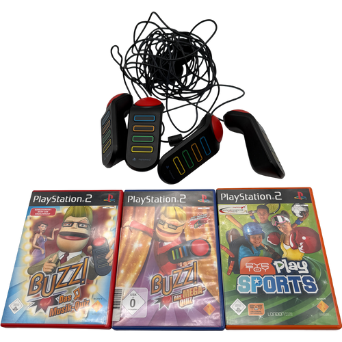 Buzz das Mega & Musik Quiz inkl. Buzzer Bundle