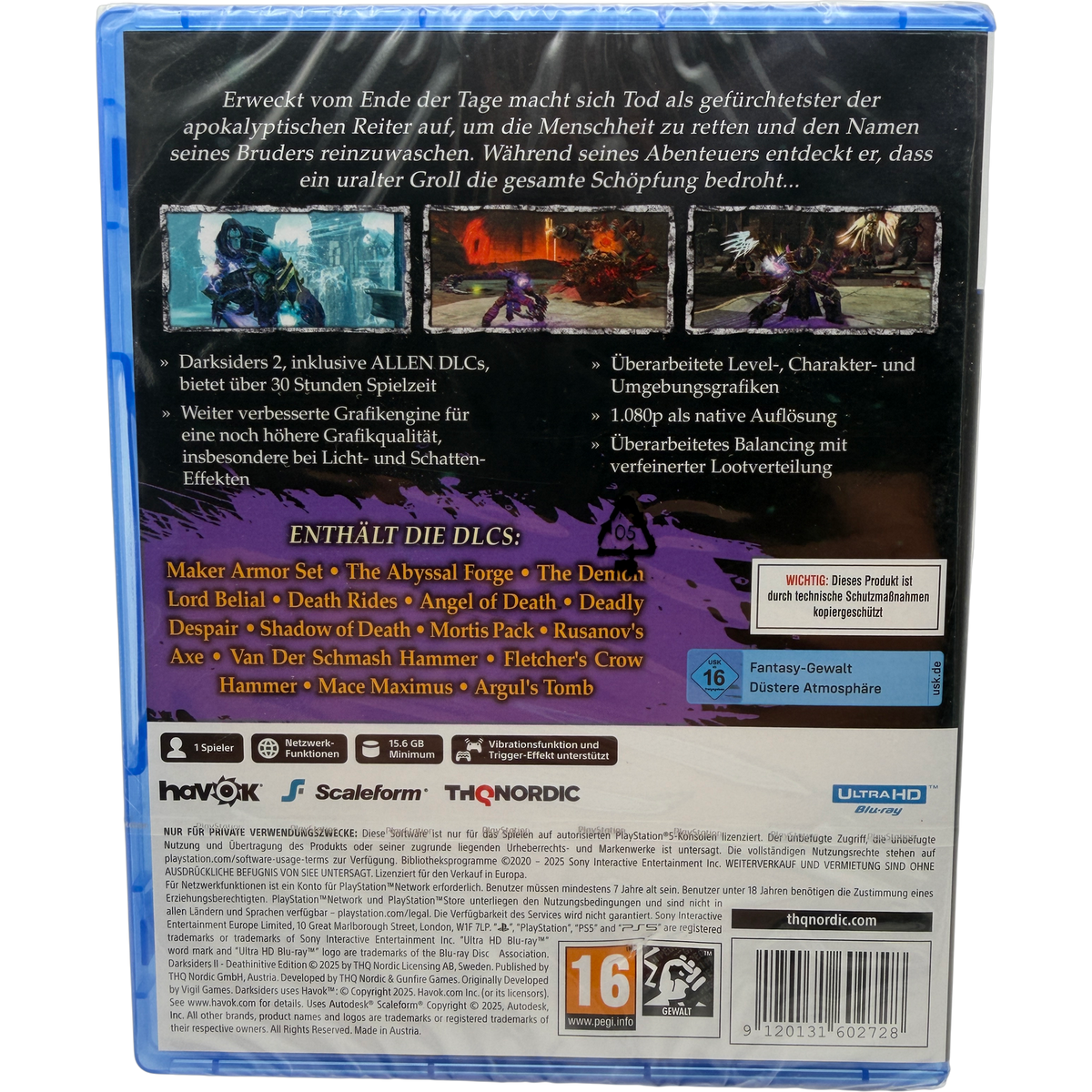 Darksiders 2 Deathinitive Edition Neu