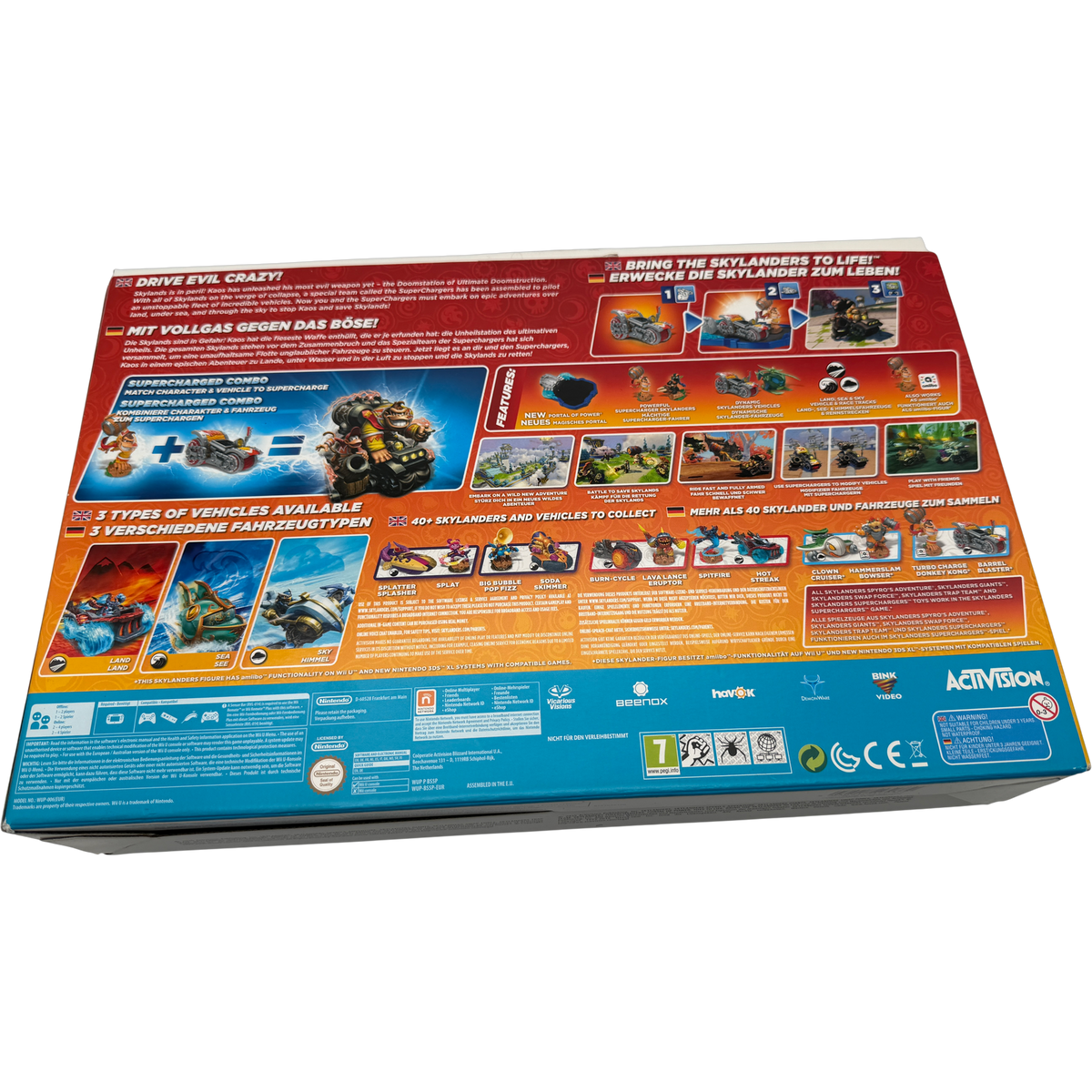 Skylanders Superchargers Starter Pack Donkey Kong OVP