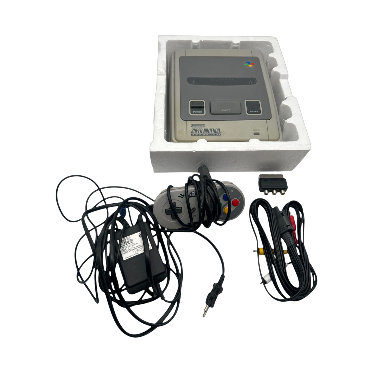 SNES PAL Grau Konsole