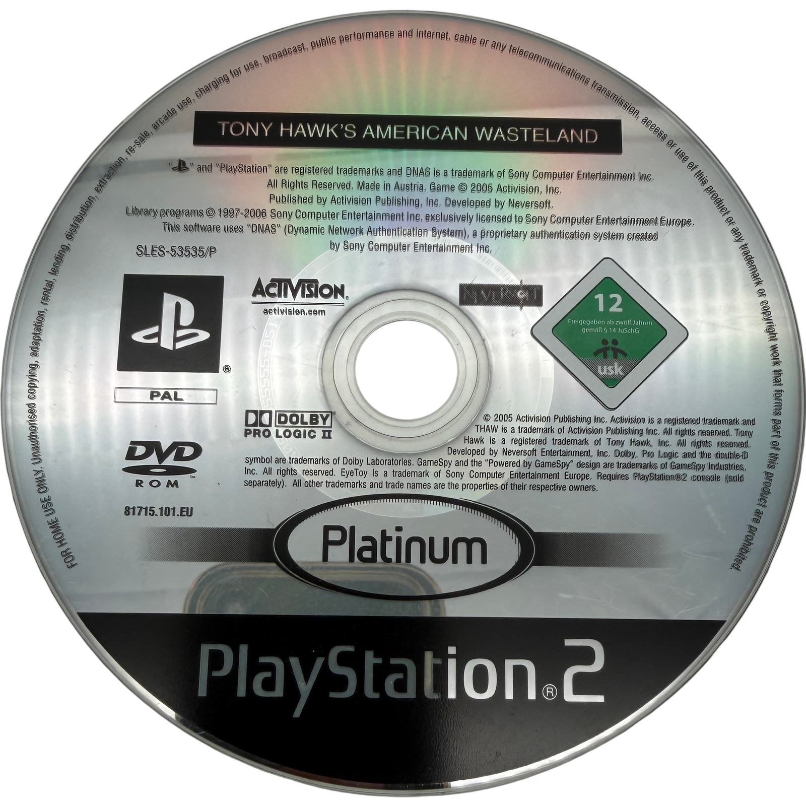 Tony Hawks American Wasteland