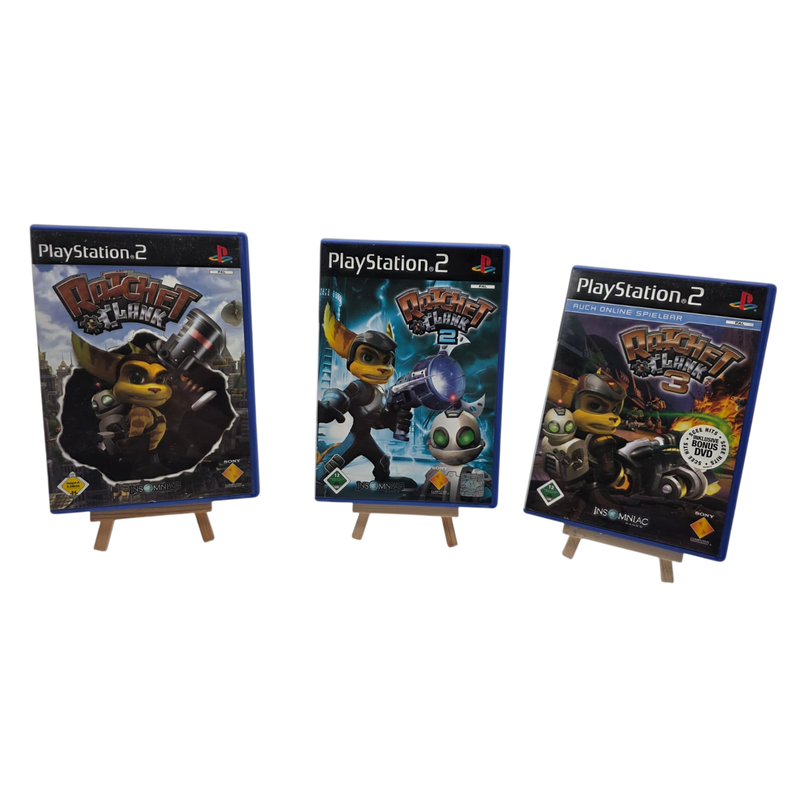 Ratchet Clank 1 2 3 Set Bundle