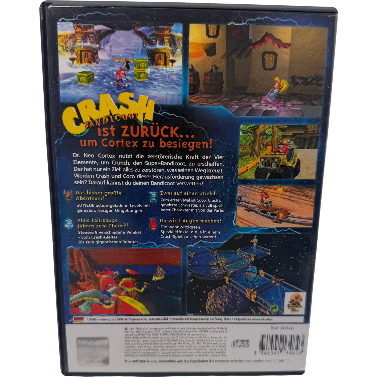 Crash Bandicoot: der Zorn des Cortex