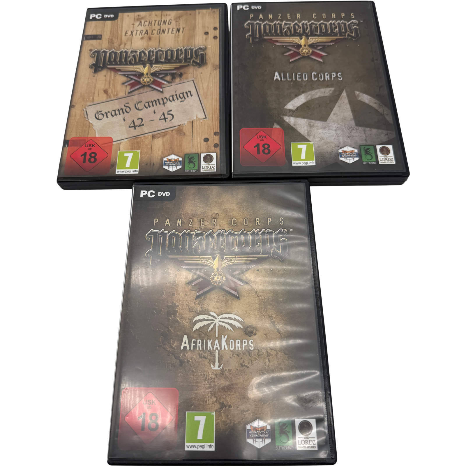 panzercorps grand campaign + Afrikacorps + Allied Corps Bundle