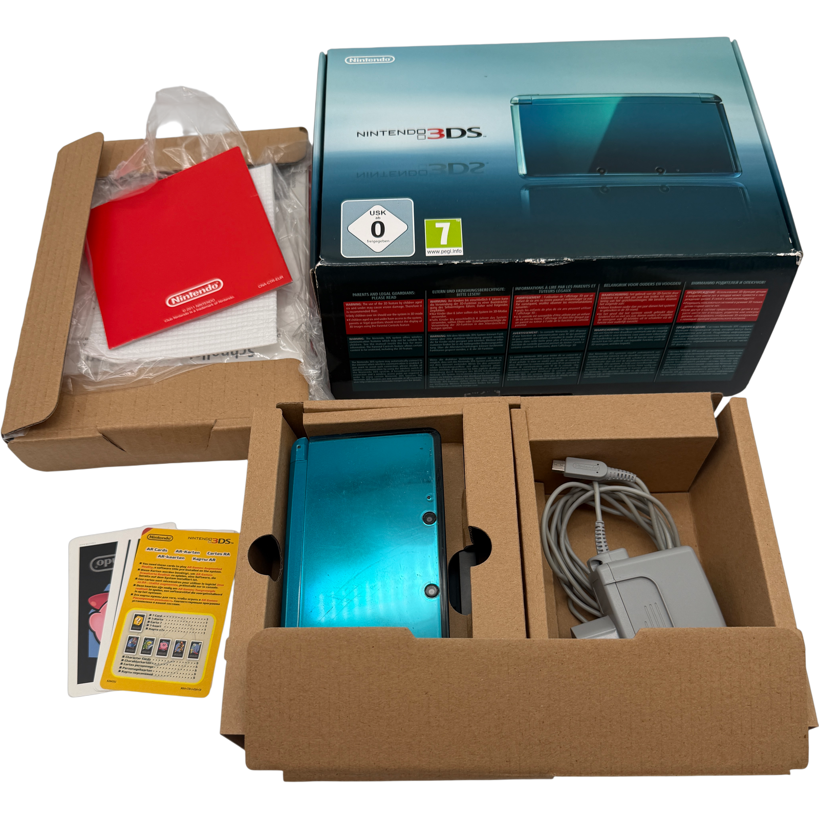 Nintendo 3DS Türkis Aqua blue Aqua blau Konsole
