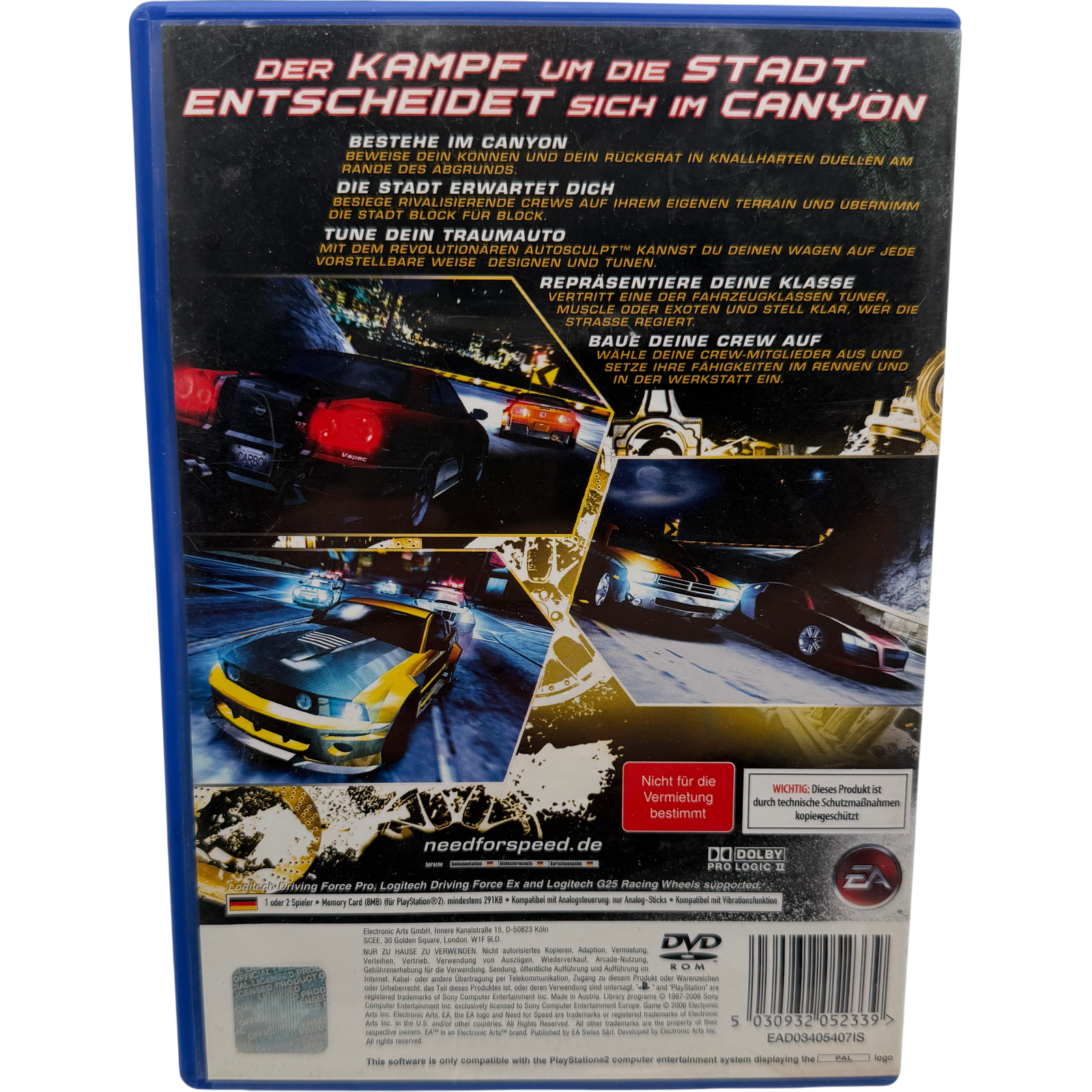 Need for Speed: Carbon - Sony PlayStation 2