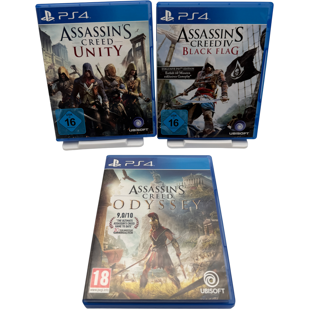 Assassins Creed Unity + Black Flag + Odyssey Bundle