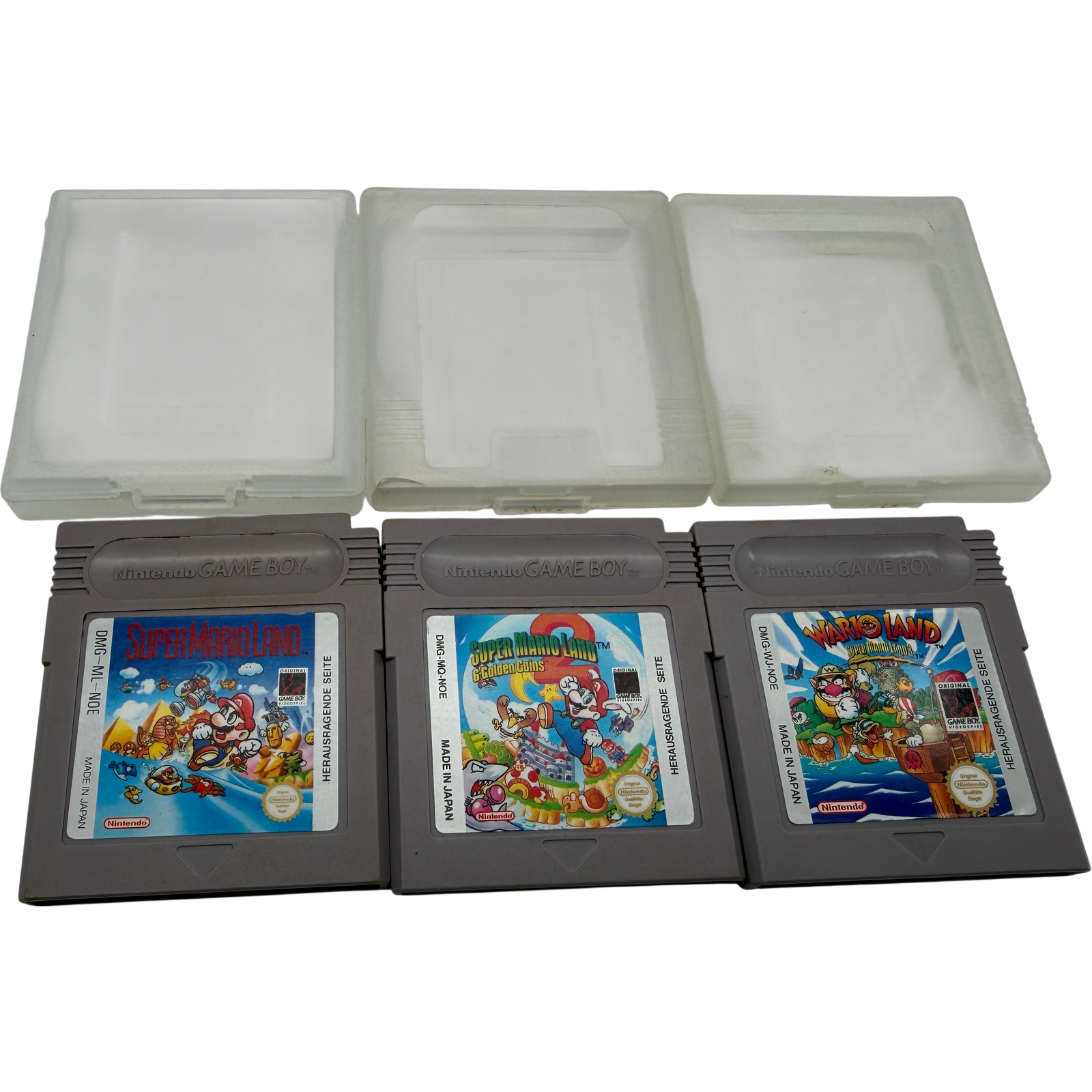 Super Marioland 1 + 2 + 3 Wario Land golden Coins SML Bundle