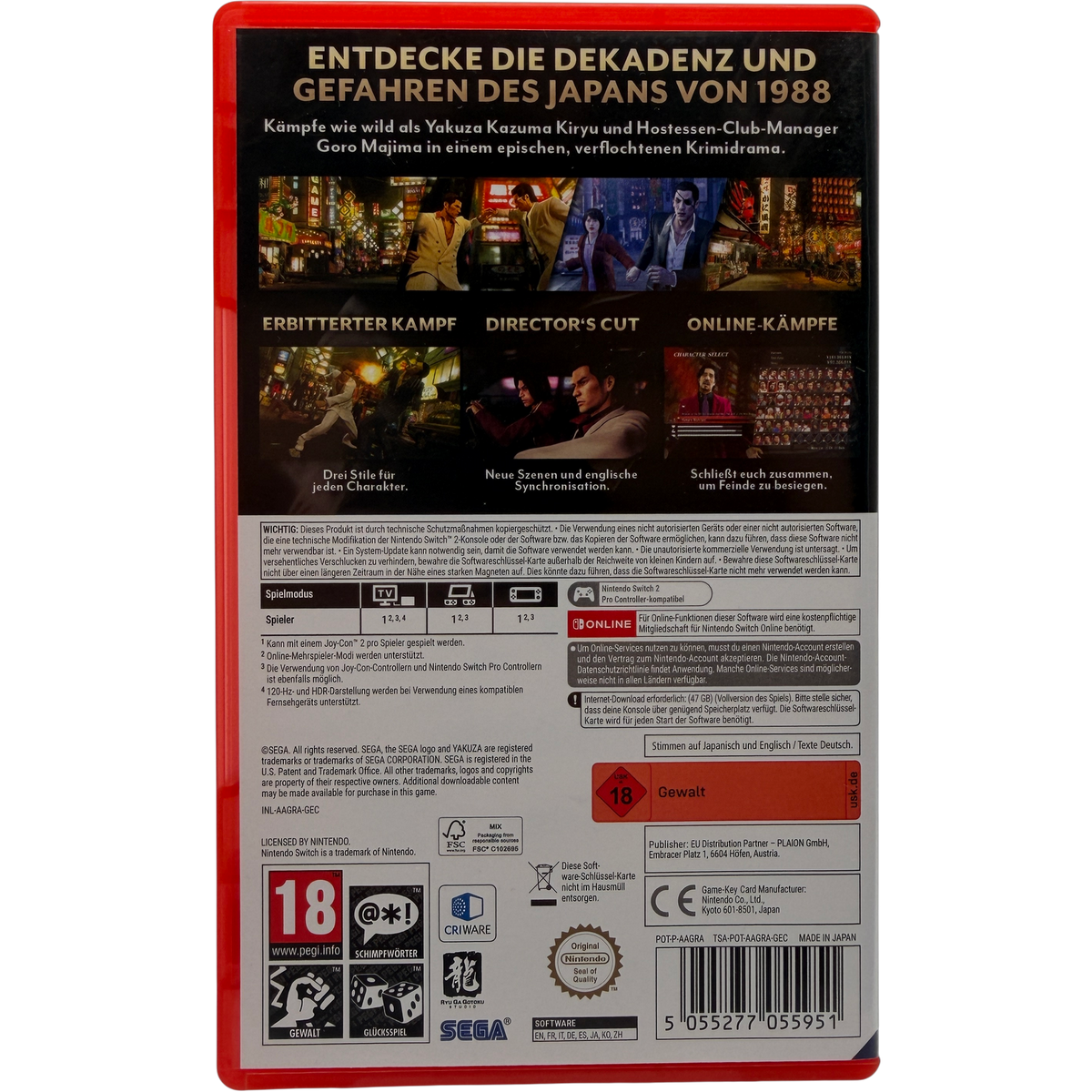 Yakuza 0 Directors Cut