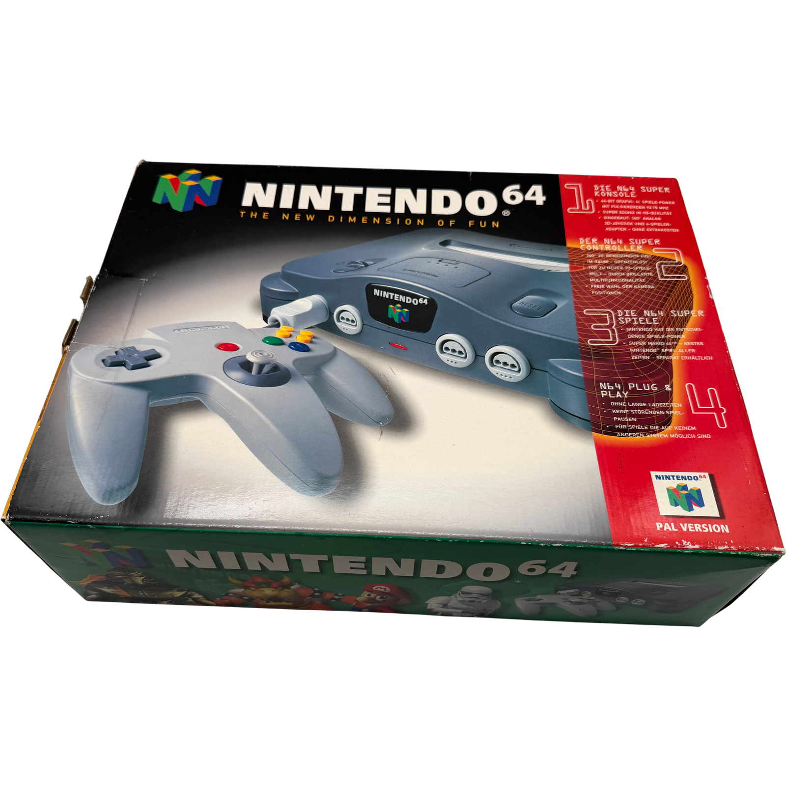 Nintendo 64 Schwarz (Charcoal Gray) Konsole
