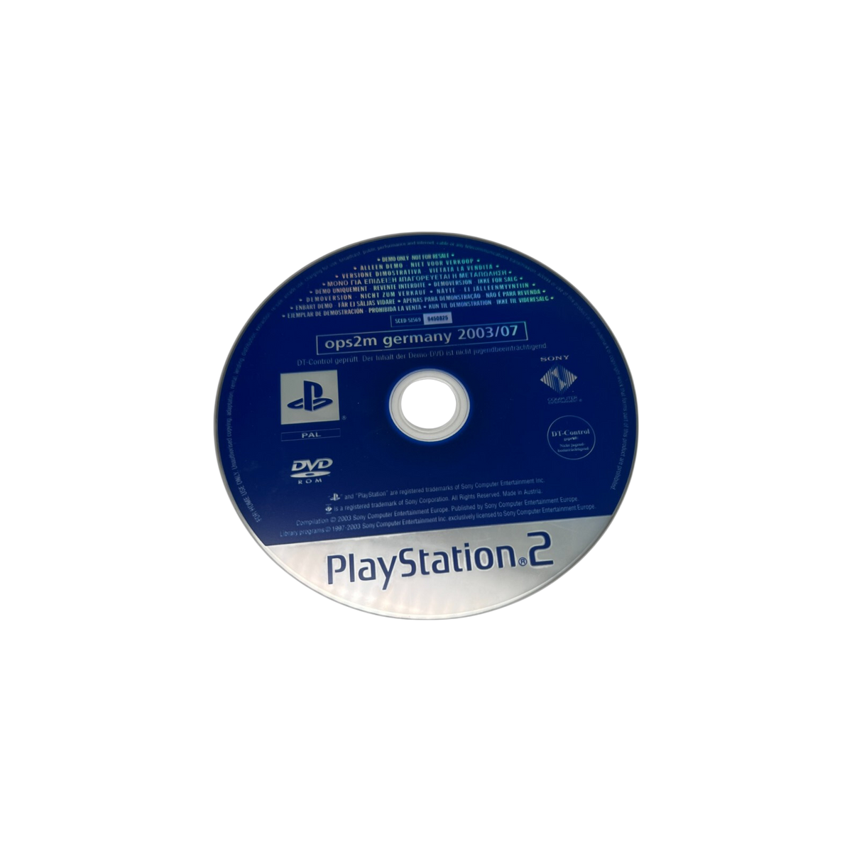 OPS2M Demo-CD Sammlung (8 Discs)