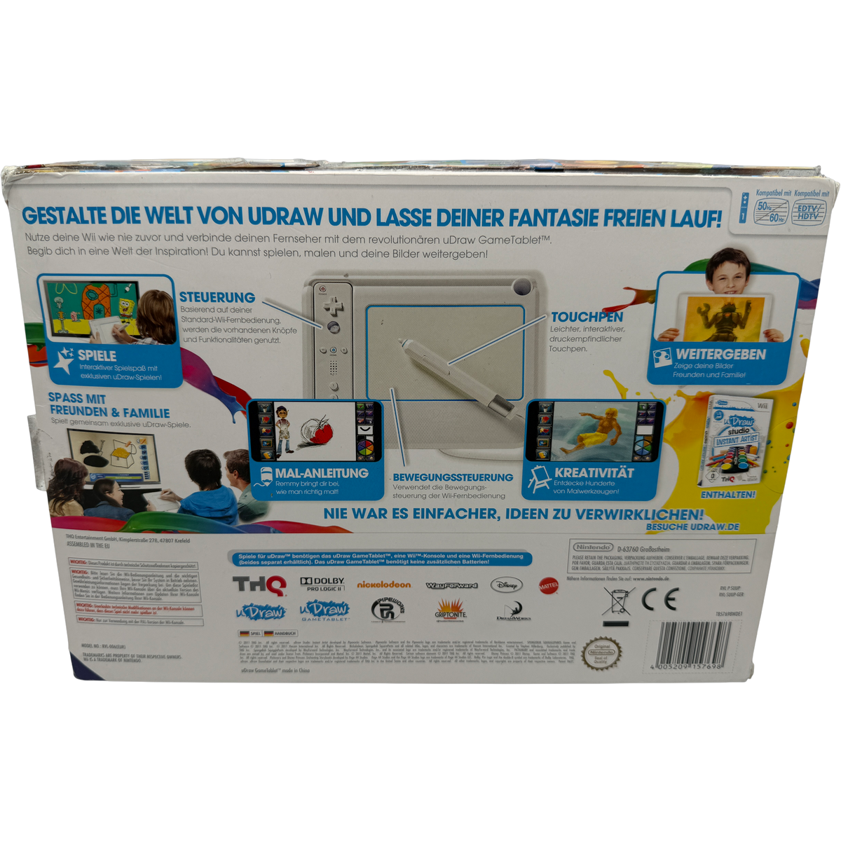 UDraw U Draw Studi Tablet Set