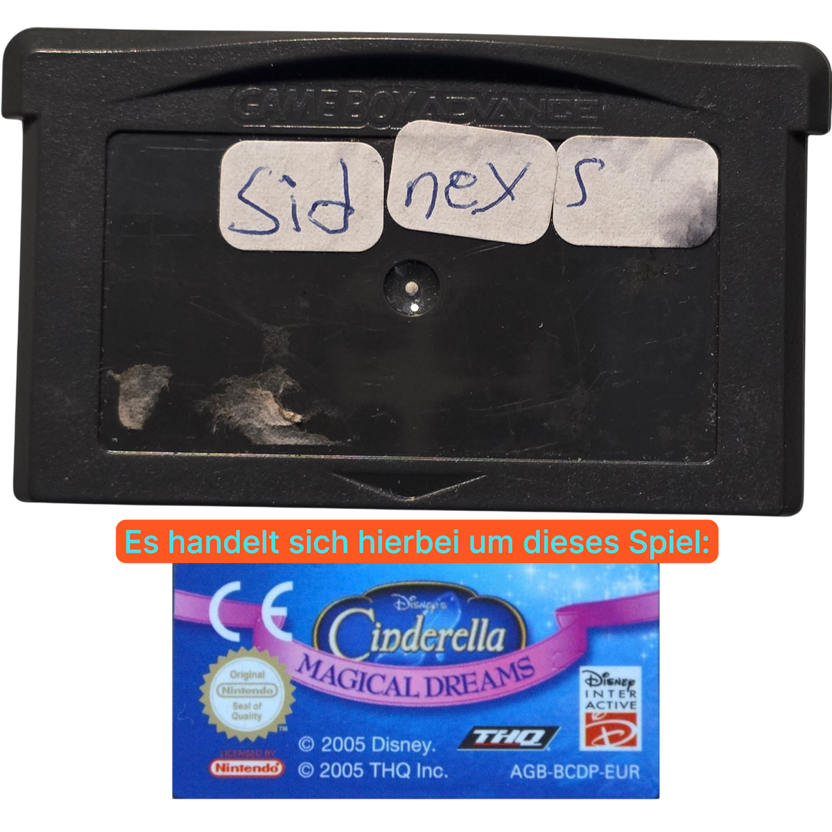 Disneys Cinderella Magical Dreams (ohne Label) - Nintendo Game Boy Advance