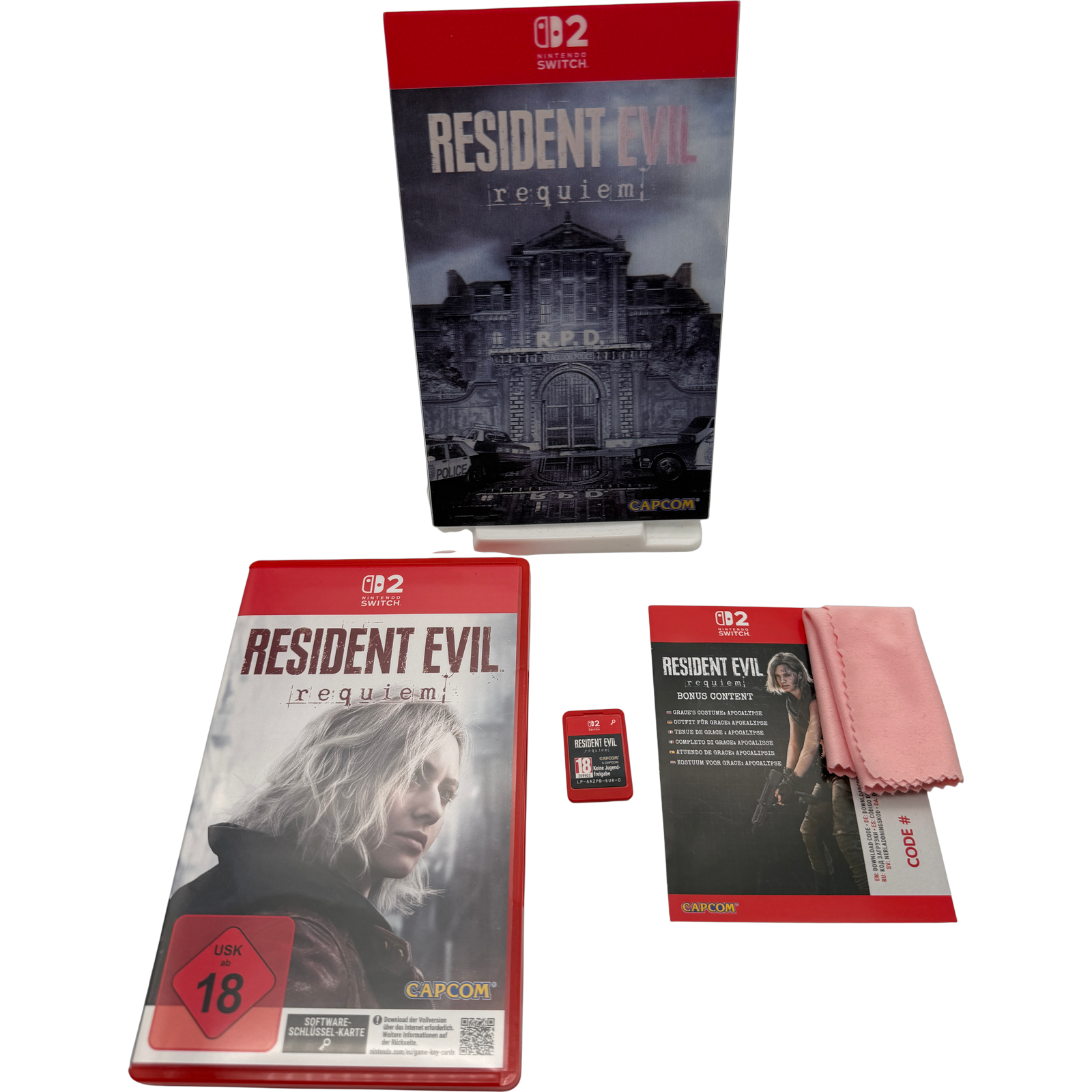 Resident Evil Requiem Lenticular Edition 3D Cover ink Bonus