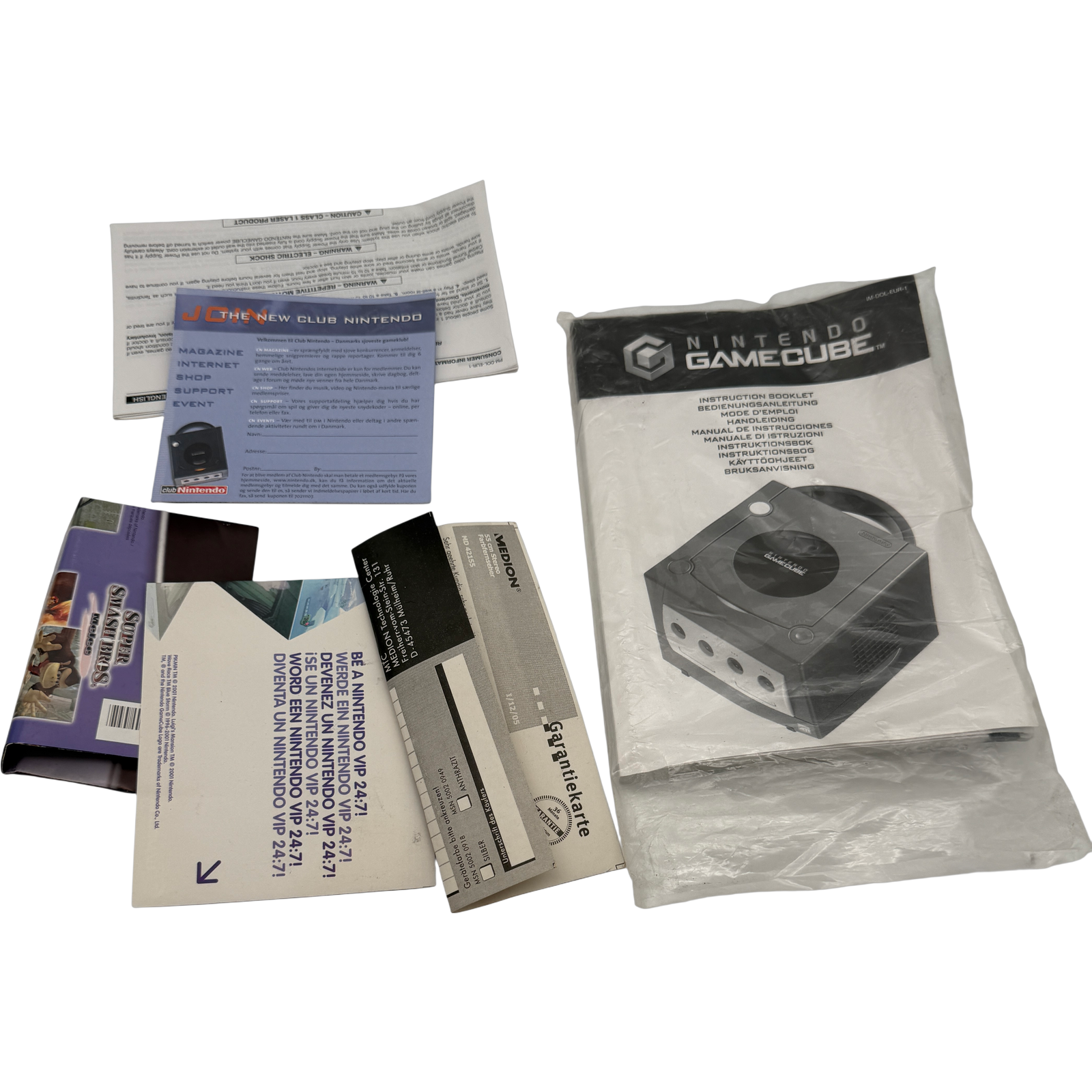 Nintendo GameCube Lila DOL-001 EUR Konsole