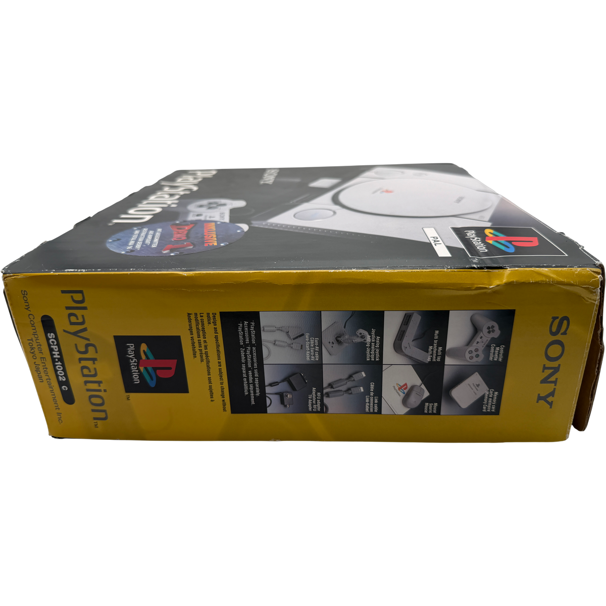 Sony PlayStation 1 grau SCPH-5502 + Demo One Konsole
