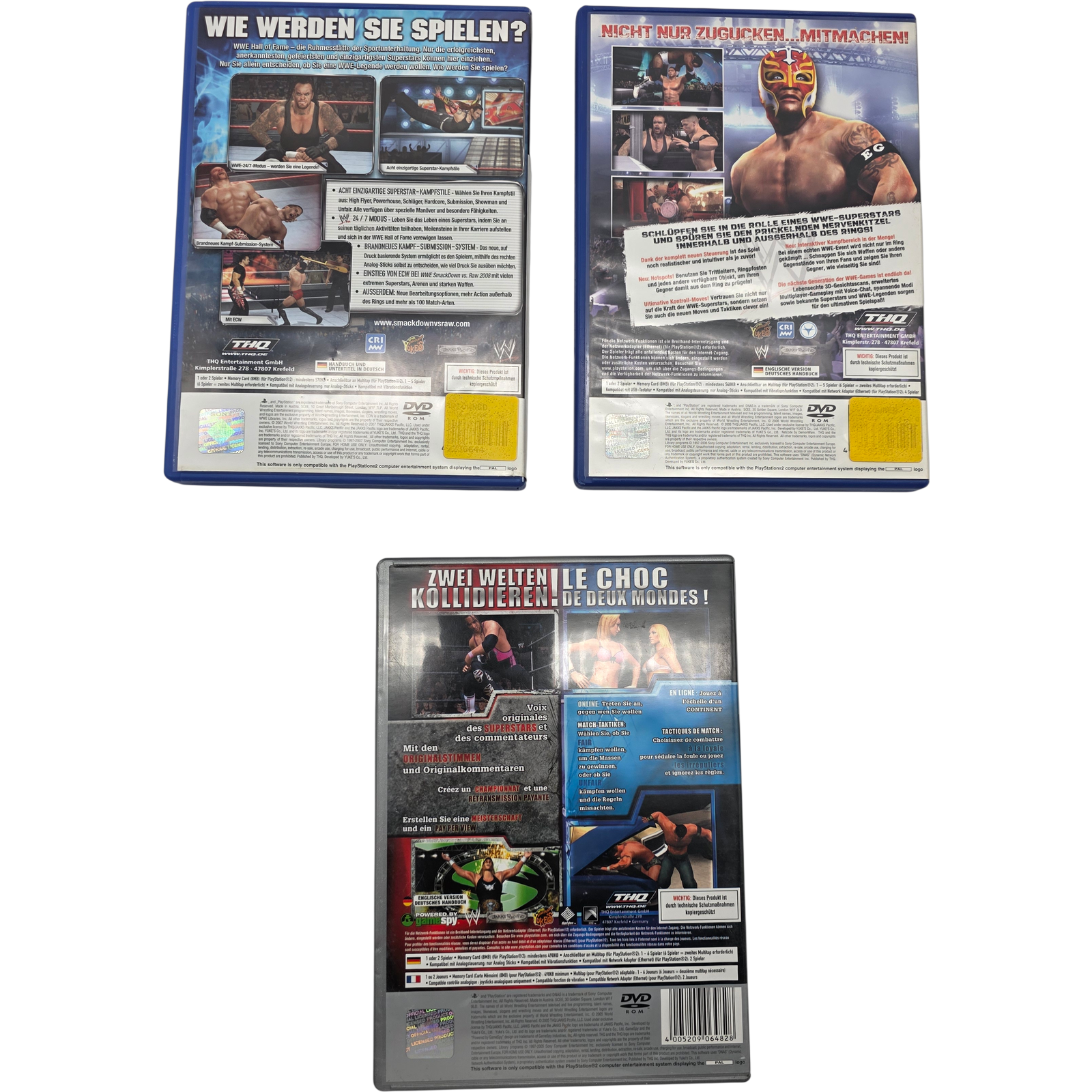 WWE Smackdown VS Raw & 2007 & 2008 Bundle