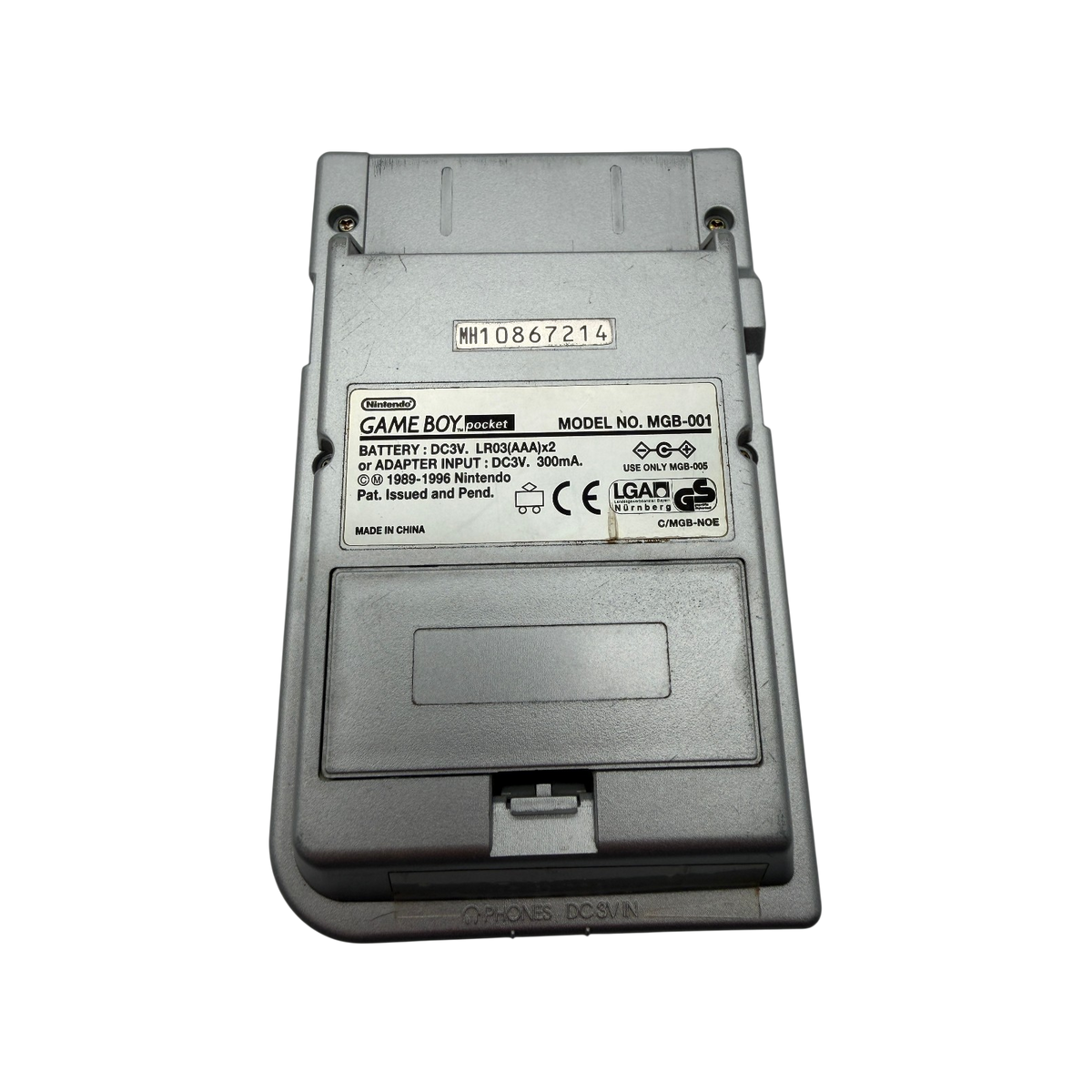 Nintendo Game Boy Pocket Silber Konsole