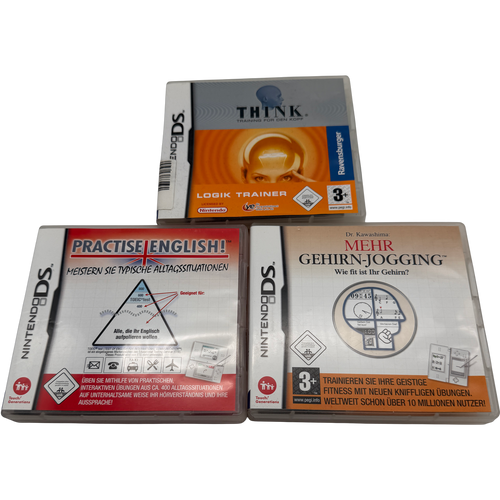 Denkspiele Set Gehirnjogging Think Practise English Bundle