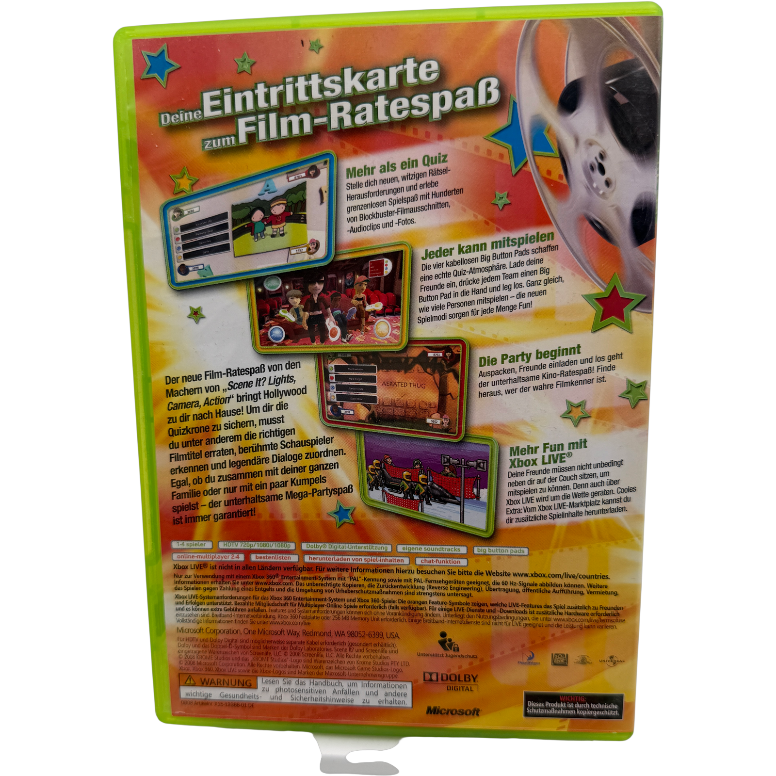 Scene it Kinohits inkl. 4 Buzzer Contr. und Sensor