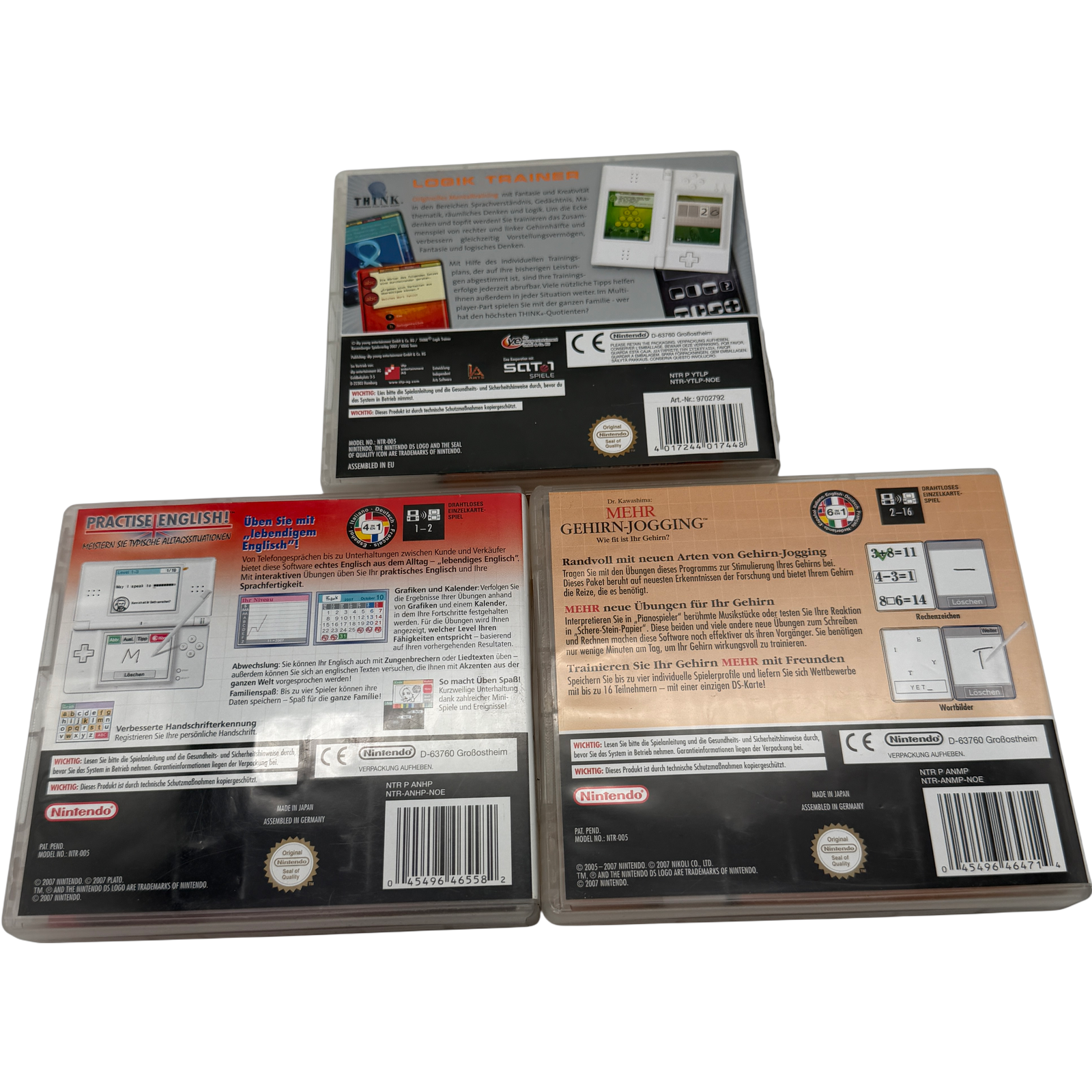 Denkspiele Set Gehirnjogging Think Practise English Bundle