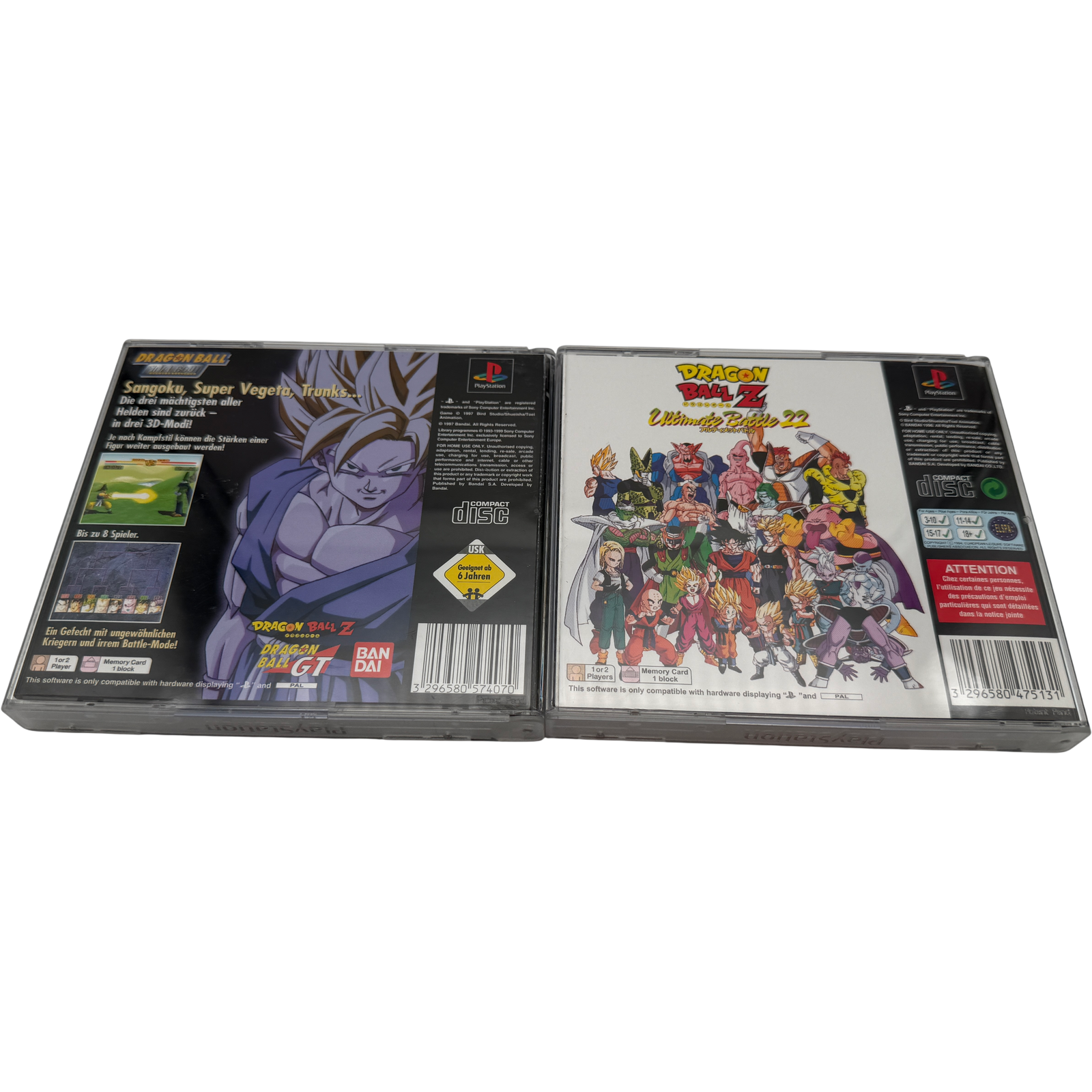 Dragonball Z Ultimate Battle 22 & DB GT Final Bout Bundle