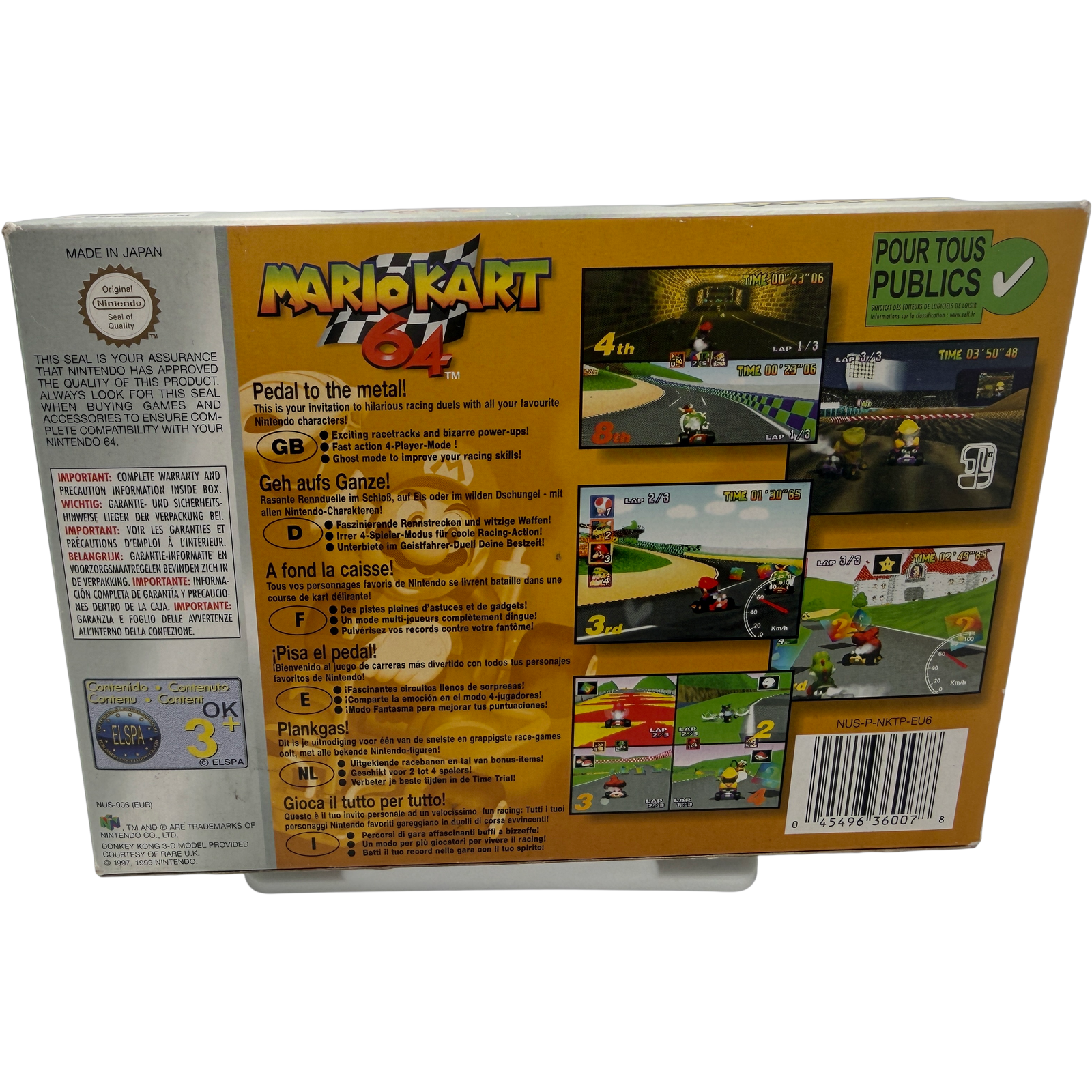 Mariokart Mario Kart Nintendo 64