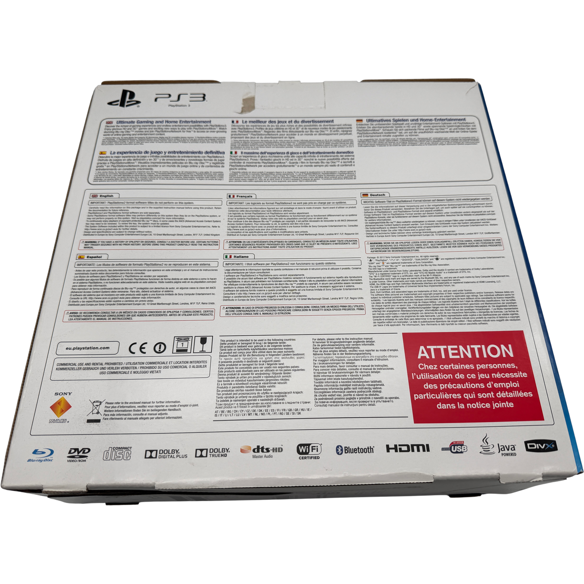 Sony PlayStation 3 Super Slim 500 GB CECH-4004C Konsole