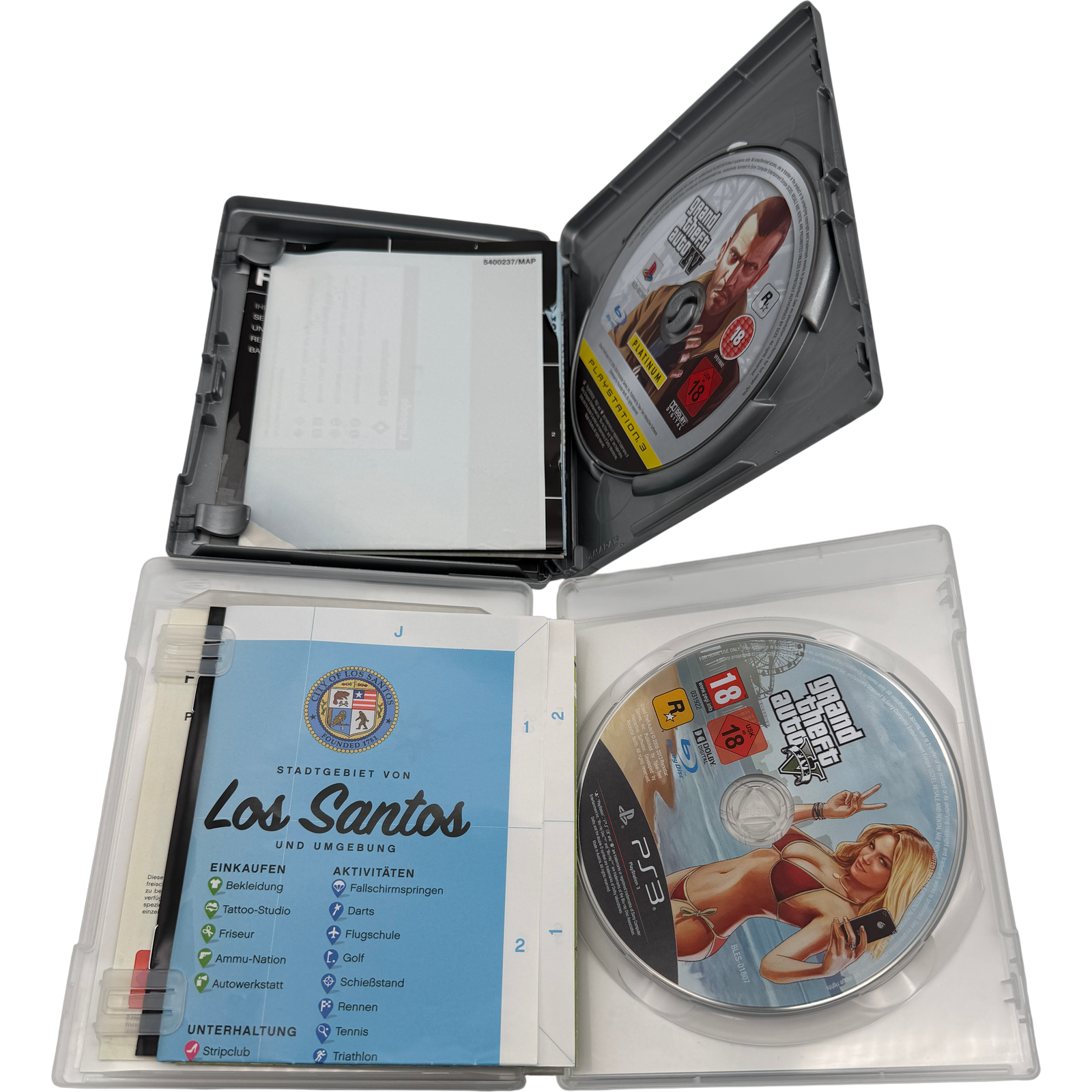 Grand theft Auto 4 + 5 GTA IV V Bundle