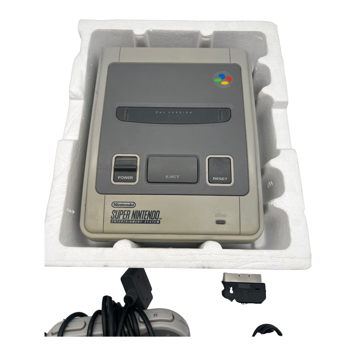 SNES PAL Grau Konsole
