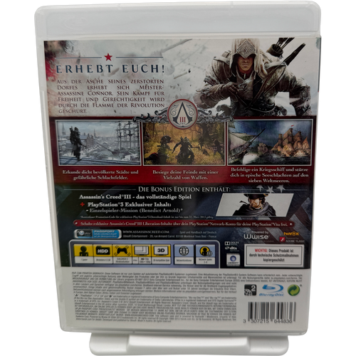 Assassin's Creed Iii-Ps3 Exklusive Edition