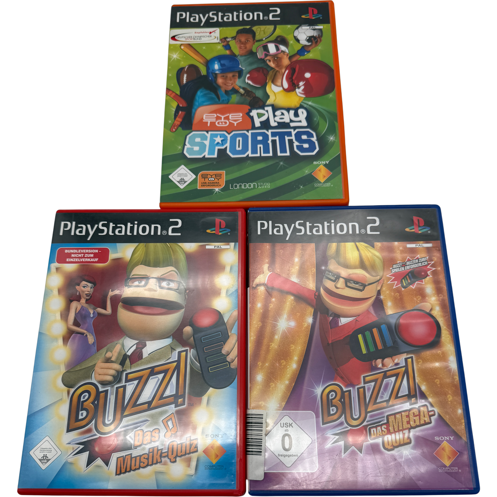 Buzz das Mega & Musik Quiz inkl. Buzzer Bundle