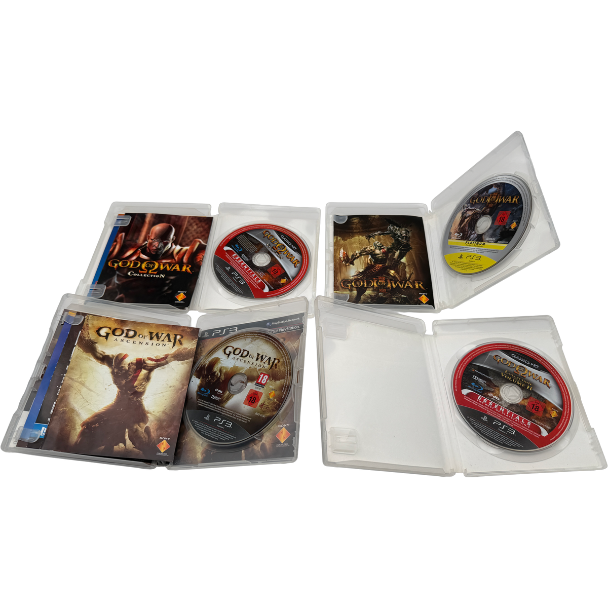God of War Collection + Volume 2 + GoW 3 + Asc Bundle