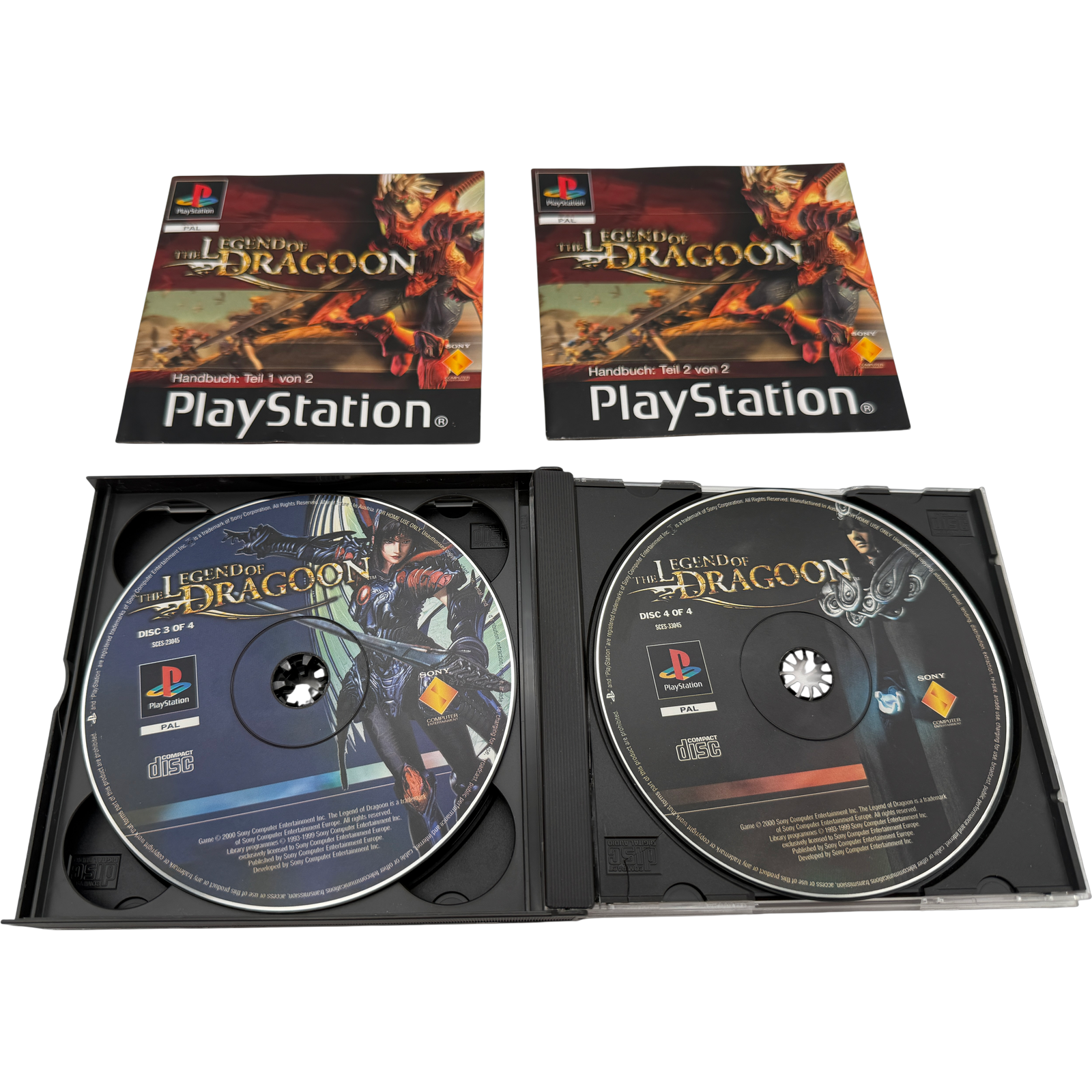 The Legend of Dragoon CIB 4 Discs CD