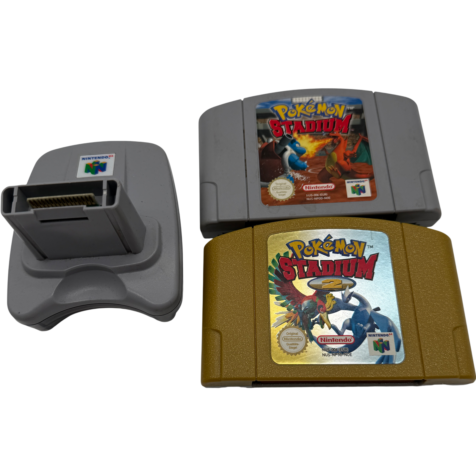 Pokemon Stadium 1 + 2 inkl. Transfer Pak N64 Bundle