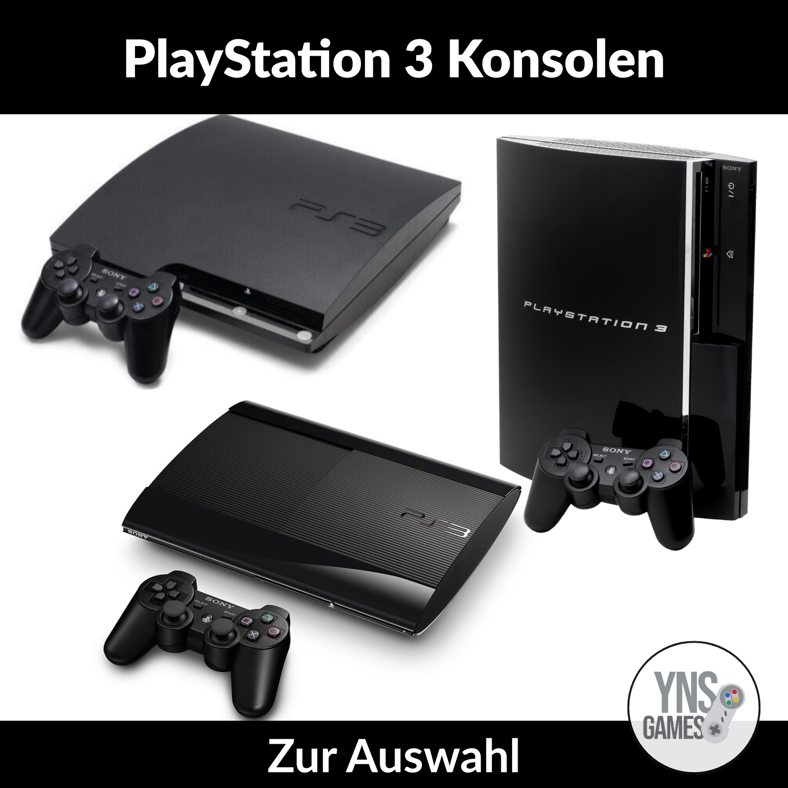 Sony PlayStation 3 PS3 Slim Super Slim FAT Konsolen